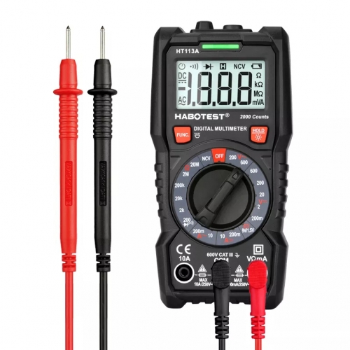 HT113A 2000 Counts Auto-Ranging Digital Multimeter with True RMS ...